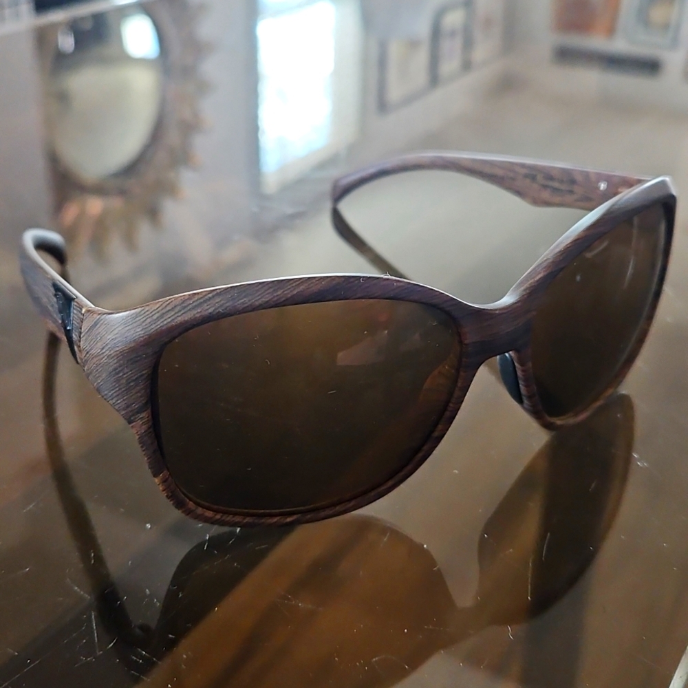 EUC Smith Optics Evolve wood grain sunglasses